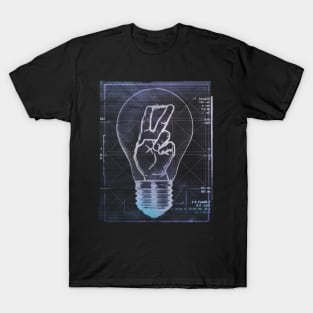 Peace is a Bright Idea T Shirt T-Shirt